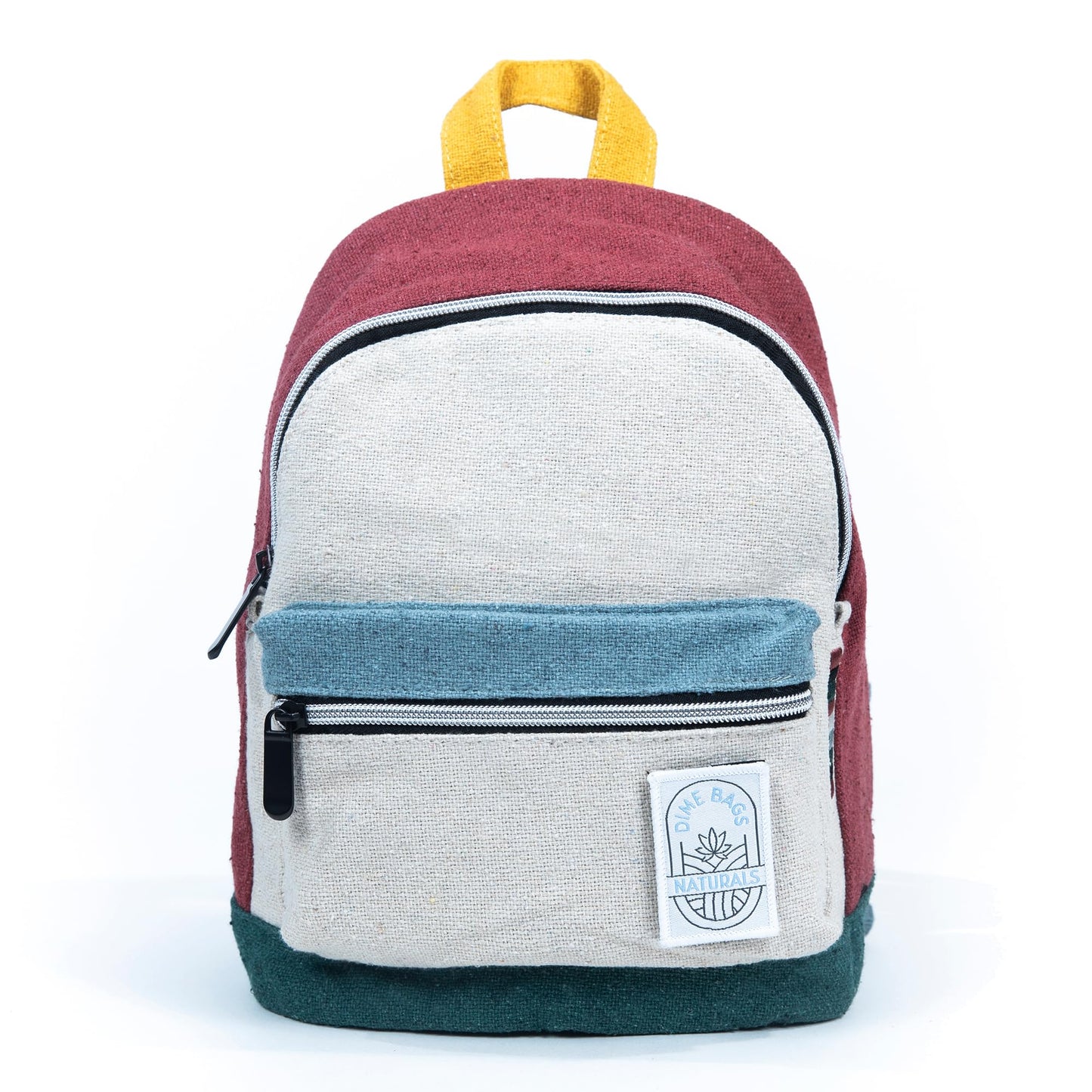 DIME BAGS Mini Hemp Backpack, Made with 100% Nepali Hemp, Travel Bag with Adjustable Padded Straps & Hidden Pocket, Eco-Friendly Daypack for Everyday…