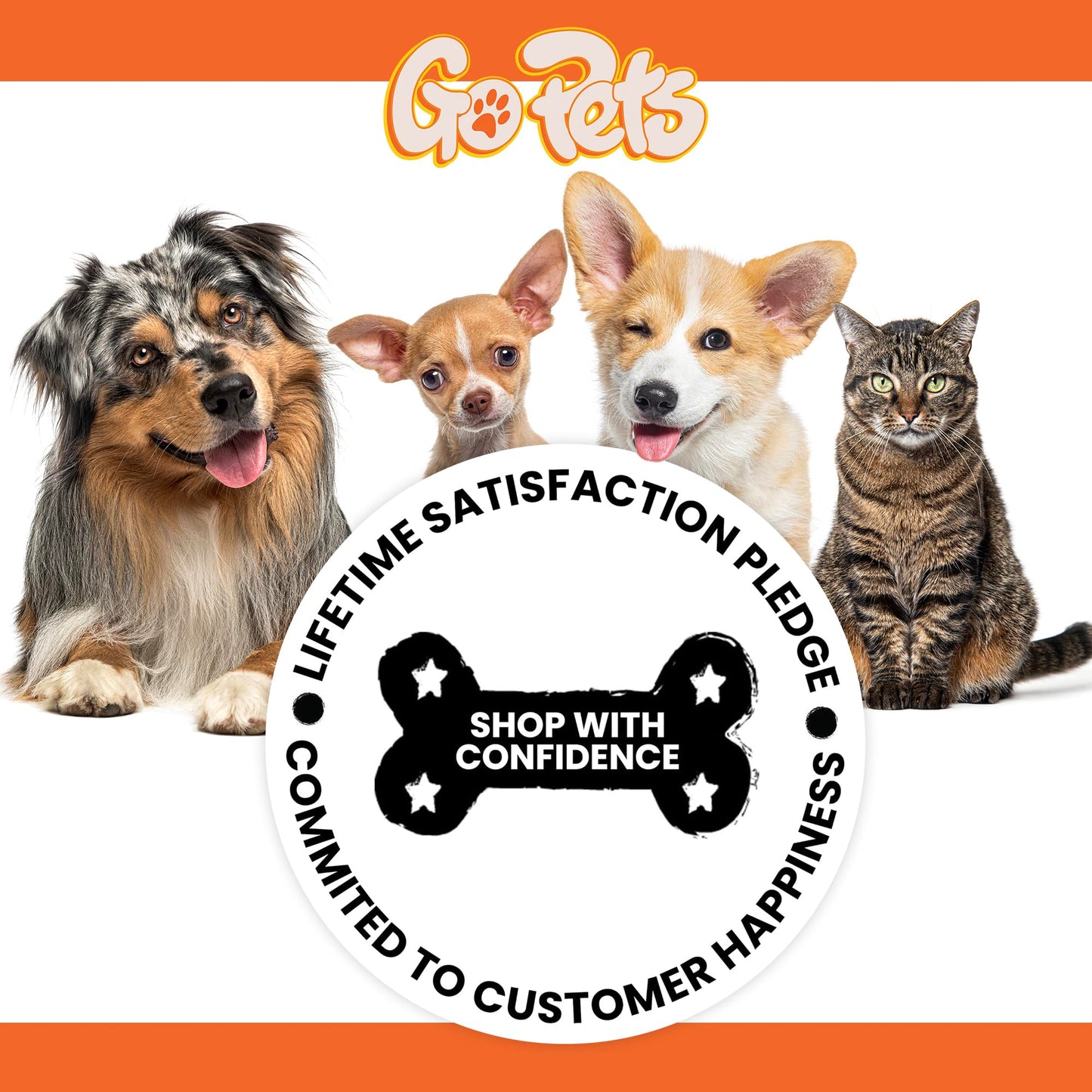 GoPets 2-Sided Dematting & Deshedding Comb – Undercoat Detangler Brush for Dogs & Cats, Removes Mats, Tangles & Loose Fur, Ergonomic Grooming Tool