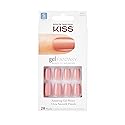 Kiss Nails GEL FANTASY Short Design Nails w/Adhesive Tabs & Glue (KGN12-RIBBONS) (1 PACK)