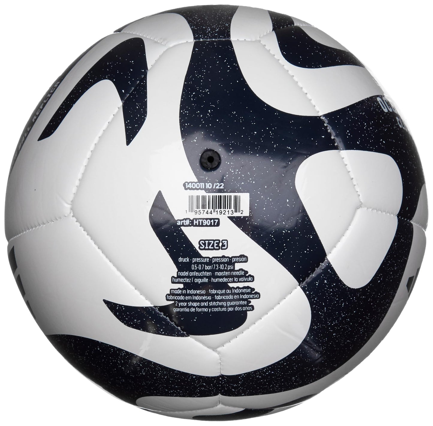 adidas Unisex-Adult Womens World Cup Club Ball, White/Collegiate Navy, 3