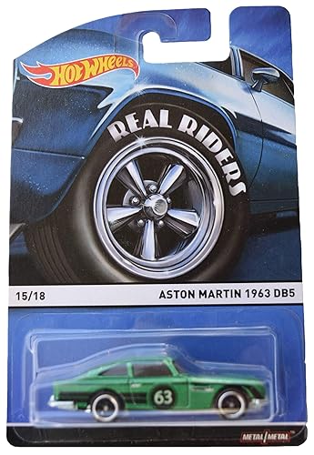 Hot Wheels Aston Martin 1963 DB5 - Green 15/18 Real Riders