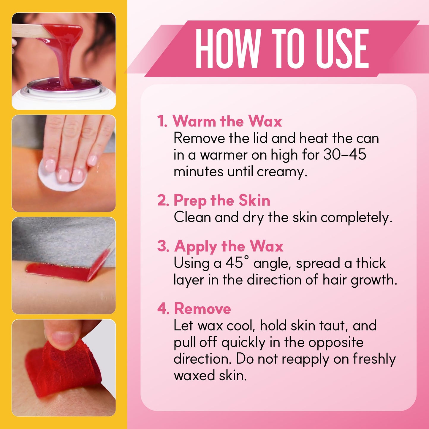 Gigi Neon Soft Wax, Dragonfruit - Hair Removal Wax for Sensitive Skin & Body, Salon & At-Home Waxing for Women, 14 Oz Beauty and Personal Care GIGI