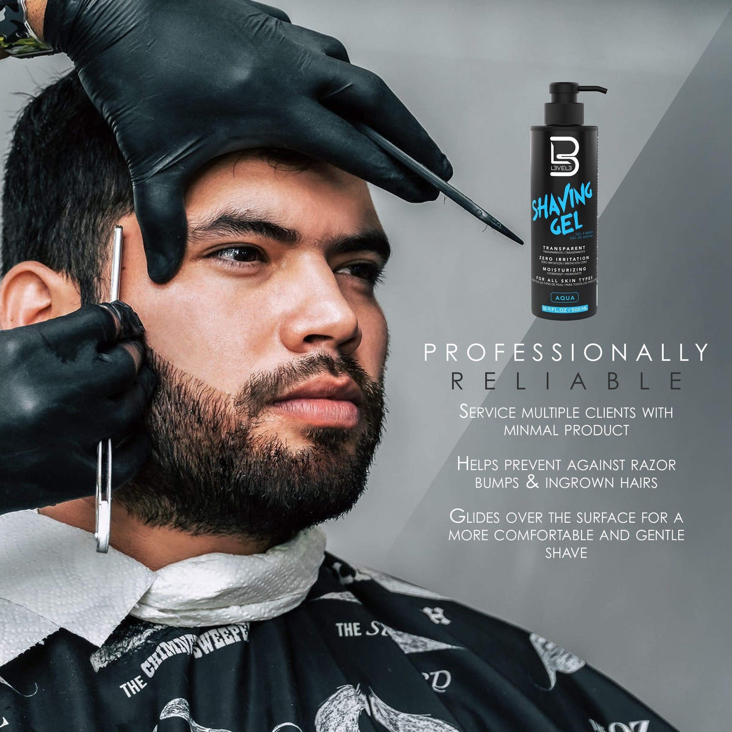 L3 - Level 3 Shaving Gel & Aftershave Kit - Calms Redness and Irritation - Hydrating and Refreshing for your Skin - Straight Razor Shave Gel Beauty and Personal Care L3
