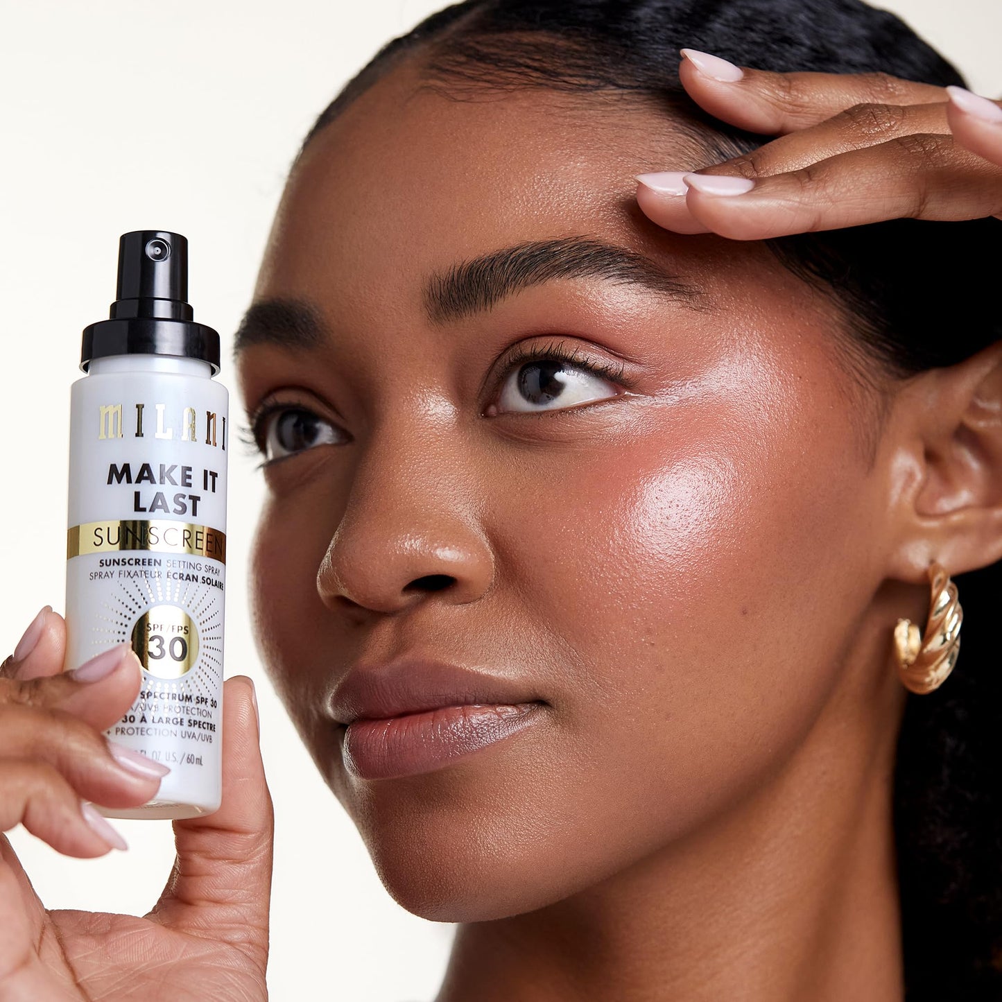 Milani Sunscreen Setting Spray + Primer, Make It Last Sunscreen for Face- SPF 30 UVA & UVB Protection Antioxidant Rich Formula for Broad Spectrum