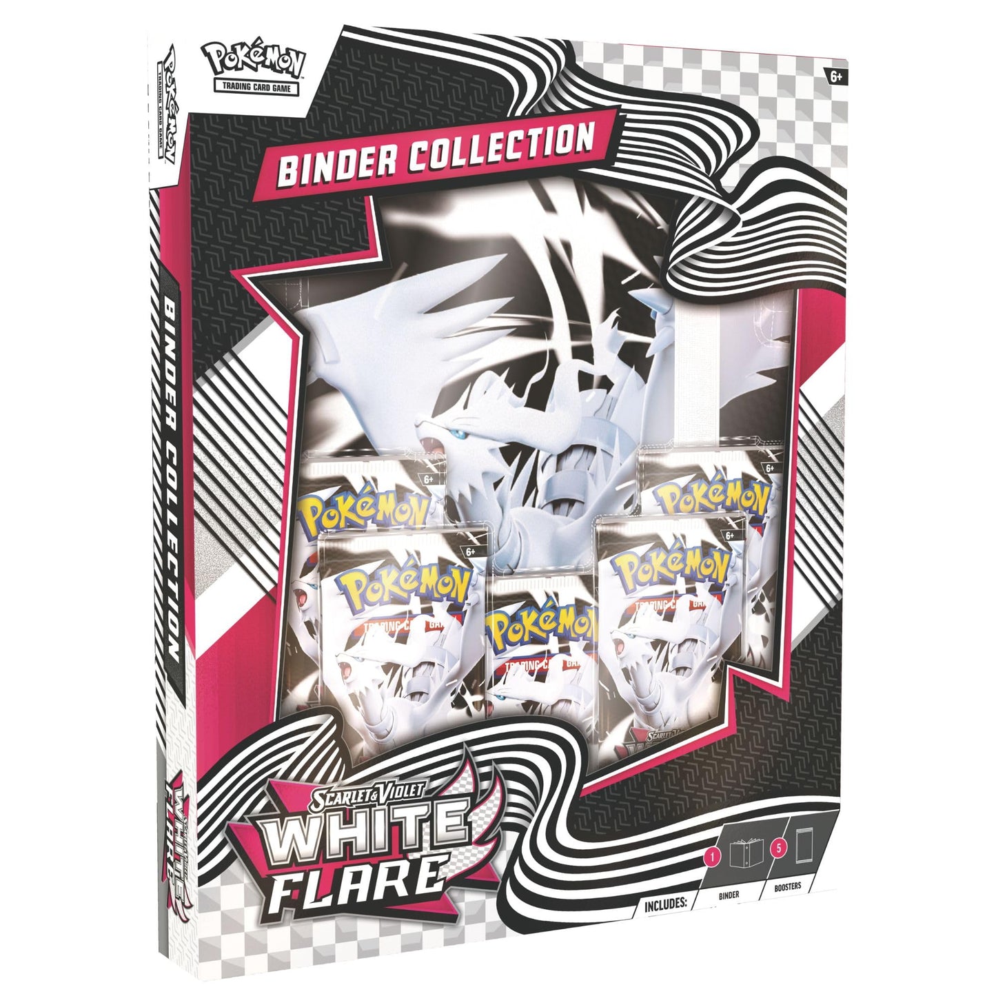 Pokemon TCG Scarlet & Violet 10.5 White Flare Binder Box