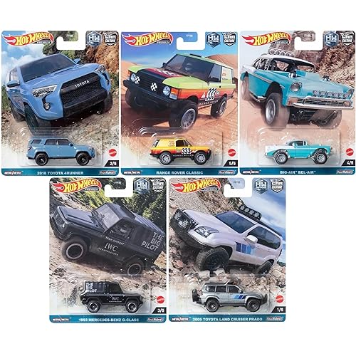 Hot Wheels Car Culture 2023 Off Road Complete Set of 5 Diecast Vehicles from FPY86-959F Release