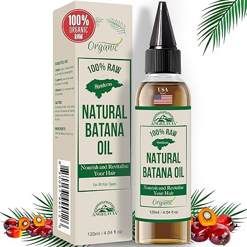 100% Organic Raw Batana Oil from Honduras for Growth, Nourishing & Strengthening All Hair Types | Dr. Sebi Hair Mask - Prevent Loss