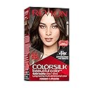 Revlon Colorsilk Beautiful Color Permanent Hair Color, Long-Lasting High-Definition Color, Shine & Silky Softness with 100% Gray Coverage, Ammonia