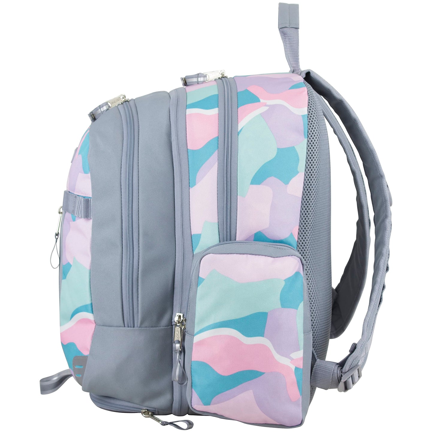 Eastsport Extra Large Backpack Expandable Oversized for Travel Hiking Work Camping Sports Outdoors with Drawstring Bag Mochila De Viaje Abstract Joyful