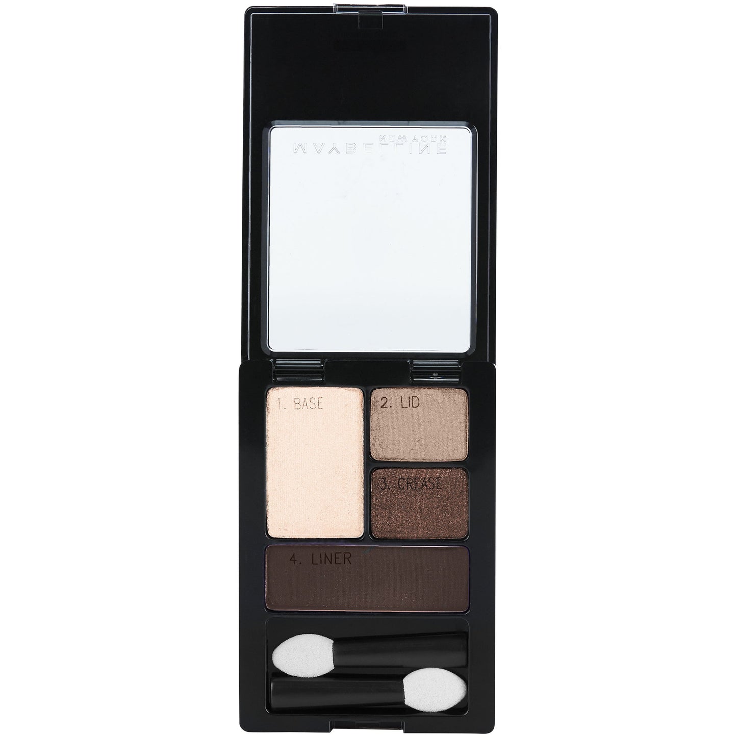 Maybelline Expert Wear Eyeshadow Quads, Natural Smokes, 0.17 oz.