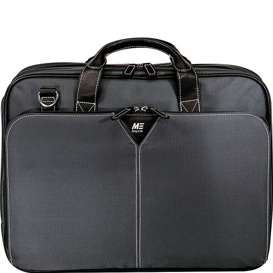 Mobile Edge Professional Laptop Briefcase Computer Bag with Shoulder Strap, Compatible with MacBook 17 Inch and 16 Inch PC Laptops, MEGBCP, Graphite