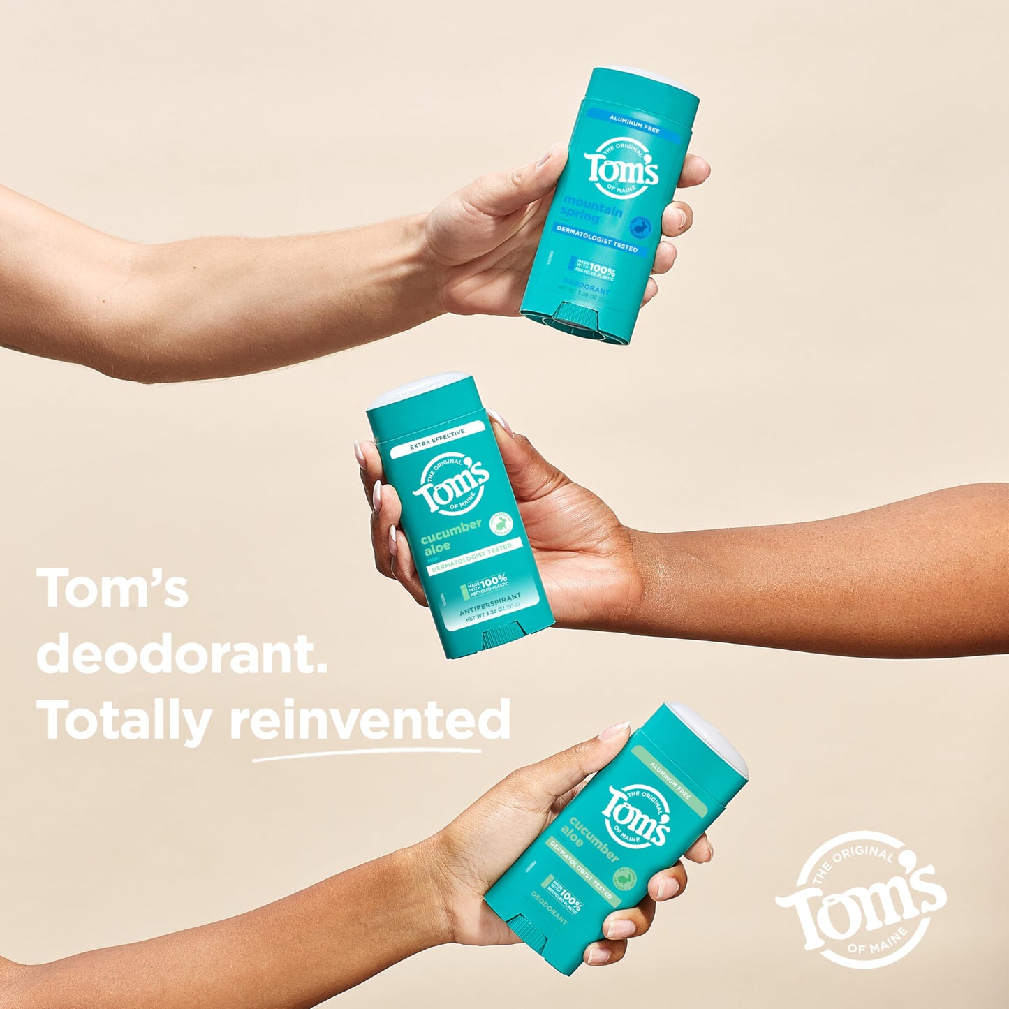 Tom’s of Maine Cucumber Aloe Antiperspirant, For Women and Men, 3.25 oz Beauty and Personal Care Tom's of Maine