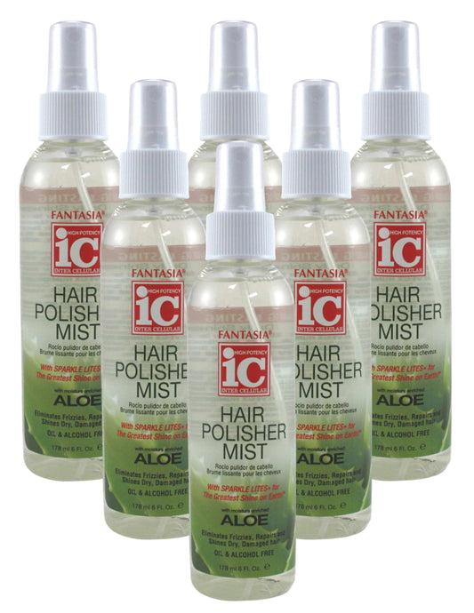 Fantasia Ic Hair Polisher Mist 6 Ounce Pump (177ml) (6 Pack)