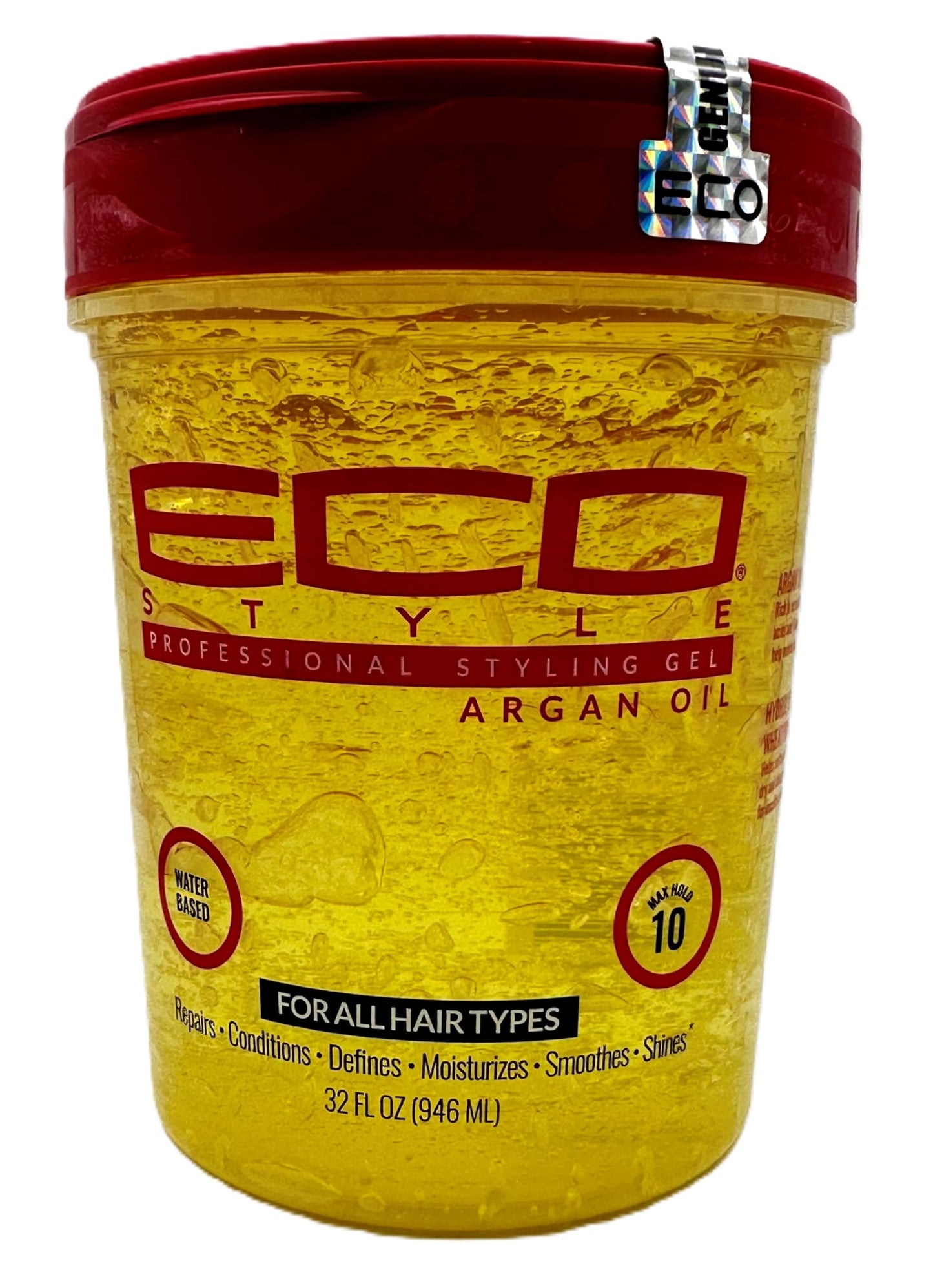 ECOCO EcoStyler Styling Gel, Moroccan Argan Oil, 32 oz (Pack of 3)