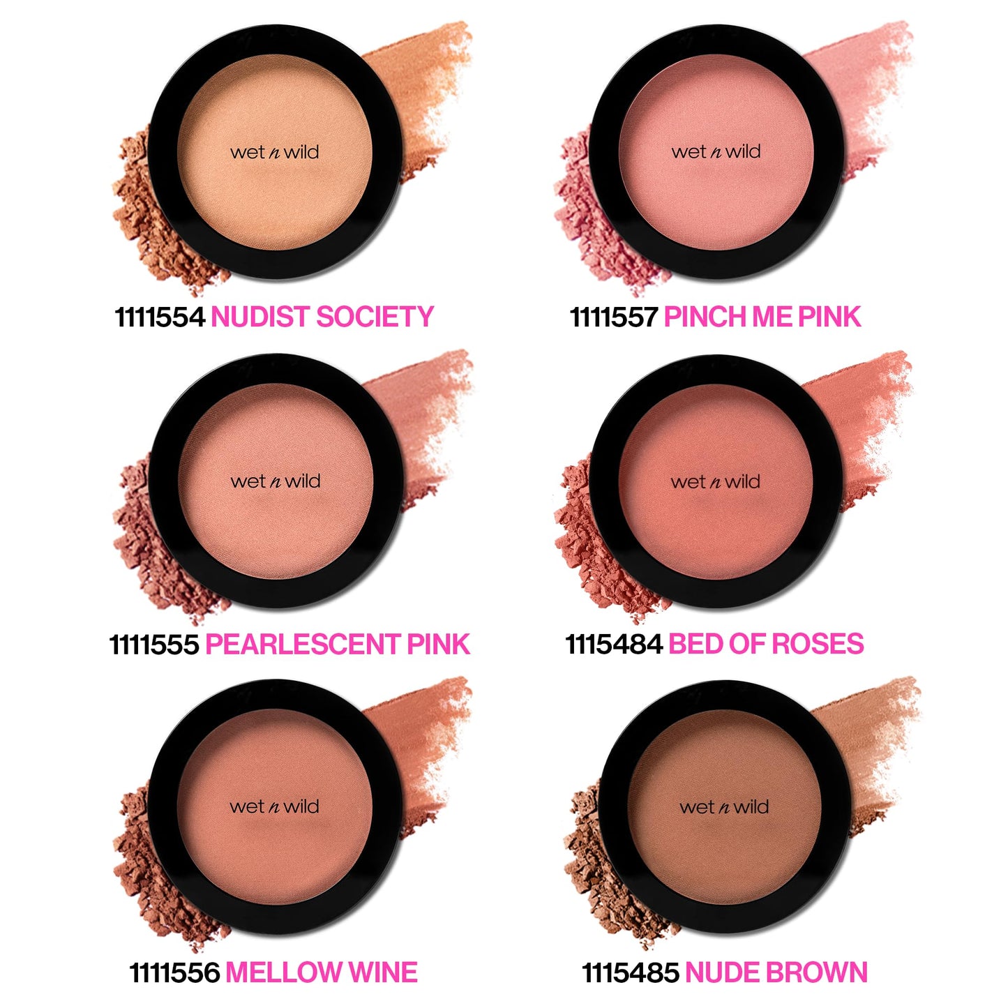 wet n wild Color Icon Blush, Effortless Matte Natural Sheer Glow & Seamless Blend, Luxuriously Infused Smooth Jojoba Oil, Cruelty-Free & Vegan - Bed