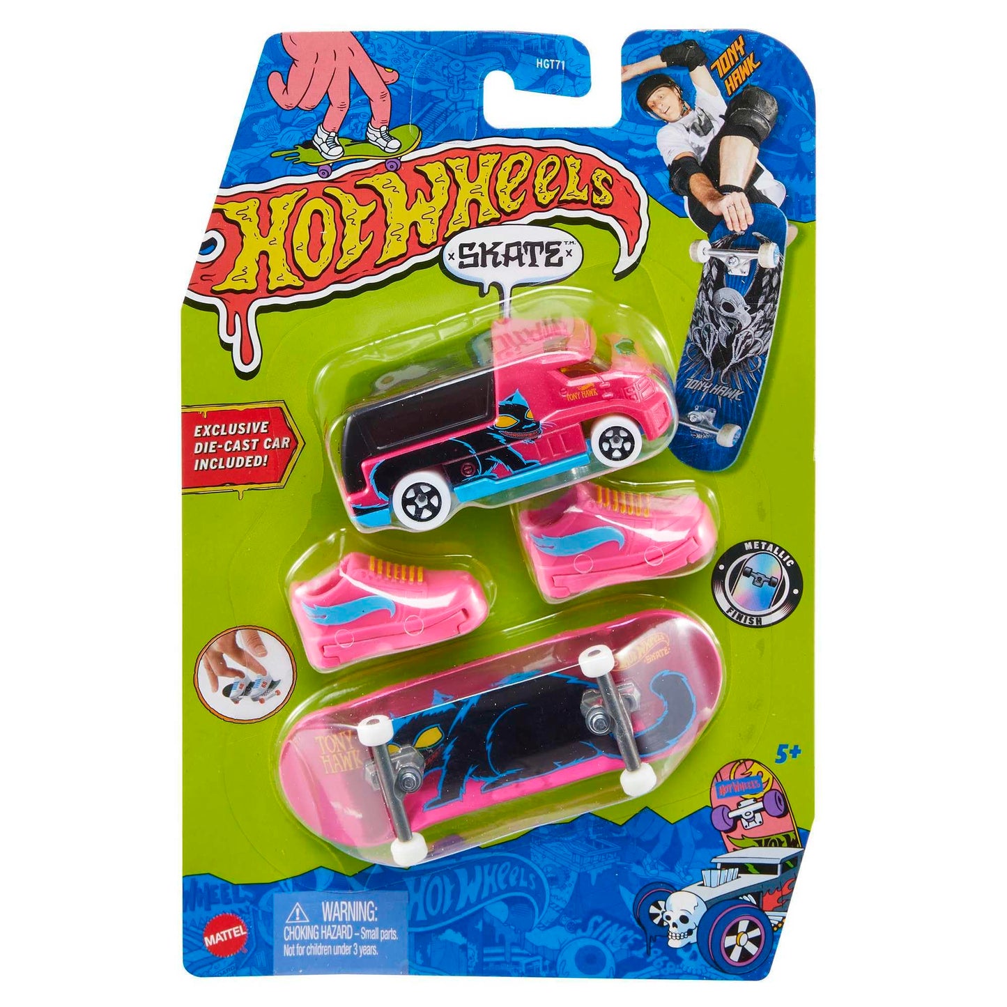 HOT Wheels Skate W/CAR Animal Attack