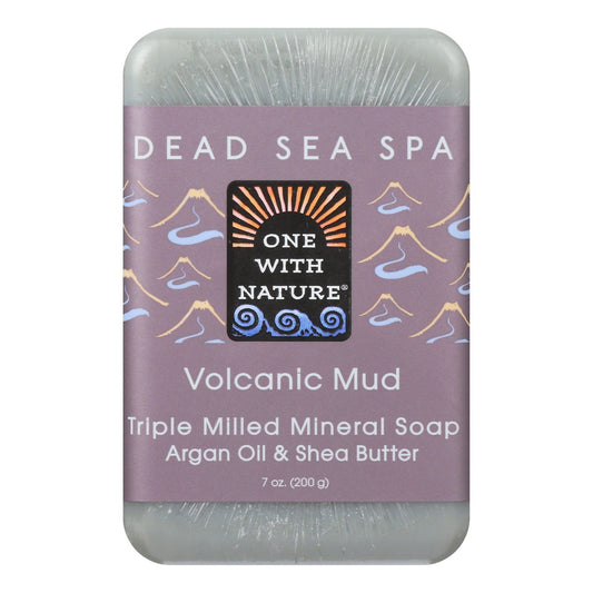 One With Nature Mud Soap - Volcanic - Case of 6-7 oz. Beauty & Personal Care One With Nature