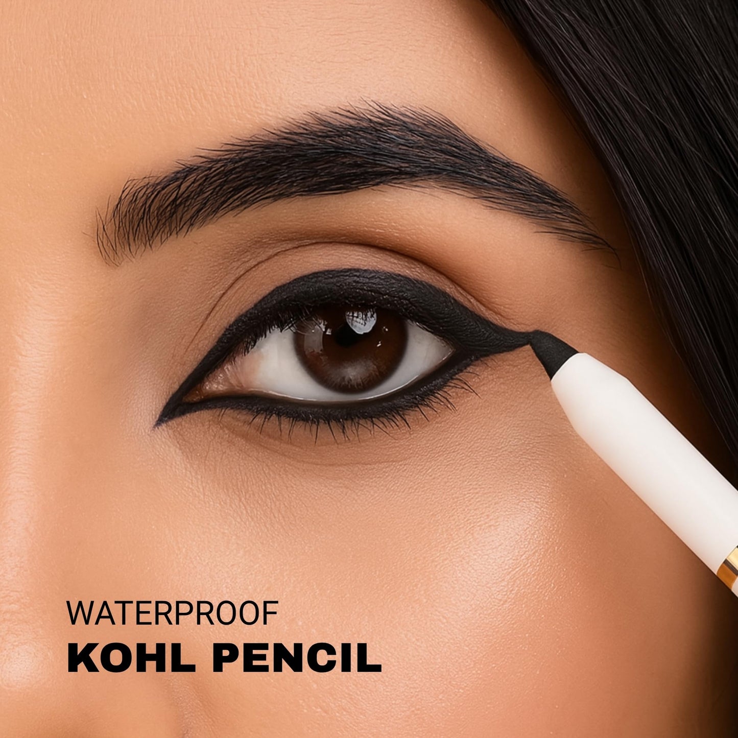 IRIS Waterproof Kajal & Kohl Pencil | Ultra Black 24H Matte Finish | Smudge-Proof, Long-Lasting Eye Makeup | Vegan, Cruelty-Free, Ceramide-Infused…