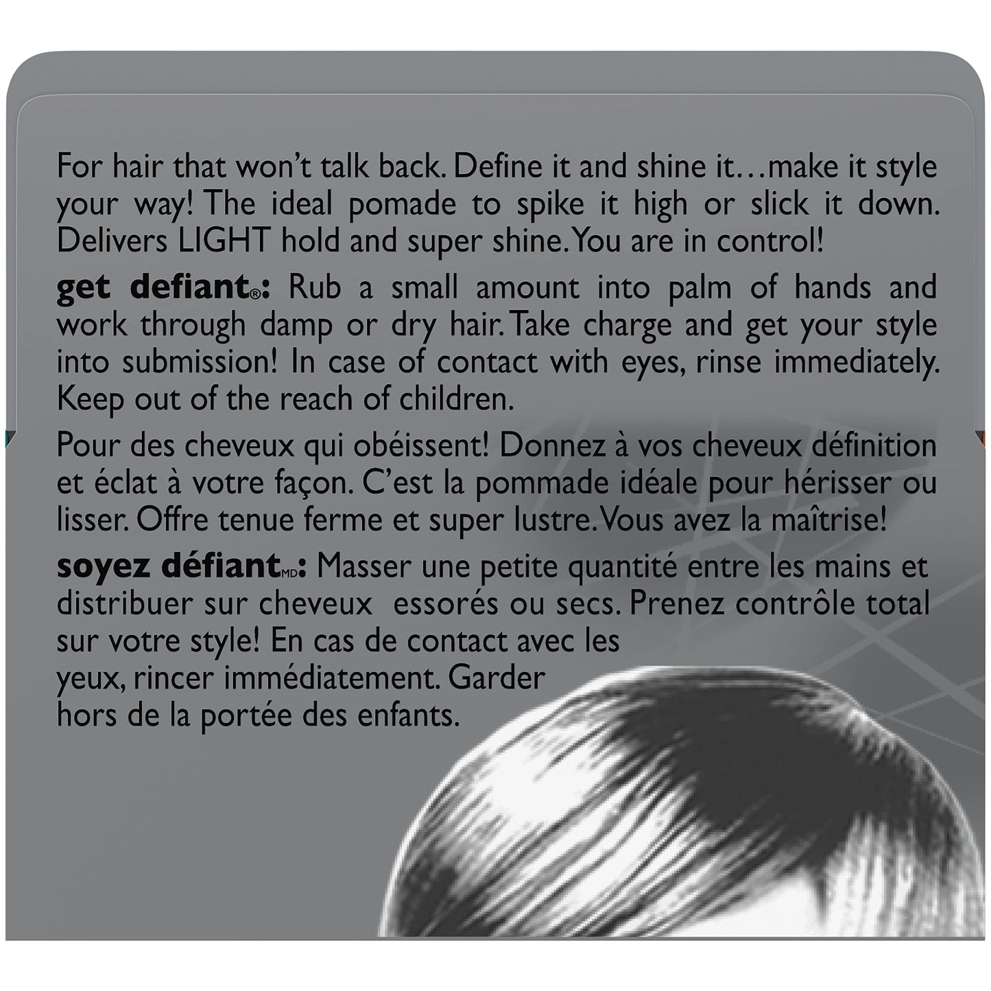 Göt2b Stackable Defiant Shine Pomade 2 Oz (3 Pack)