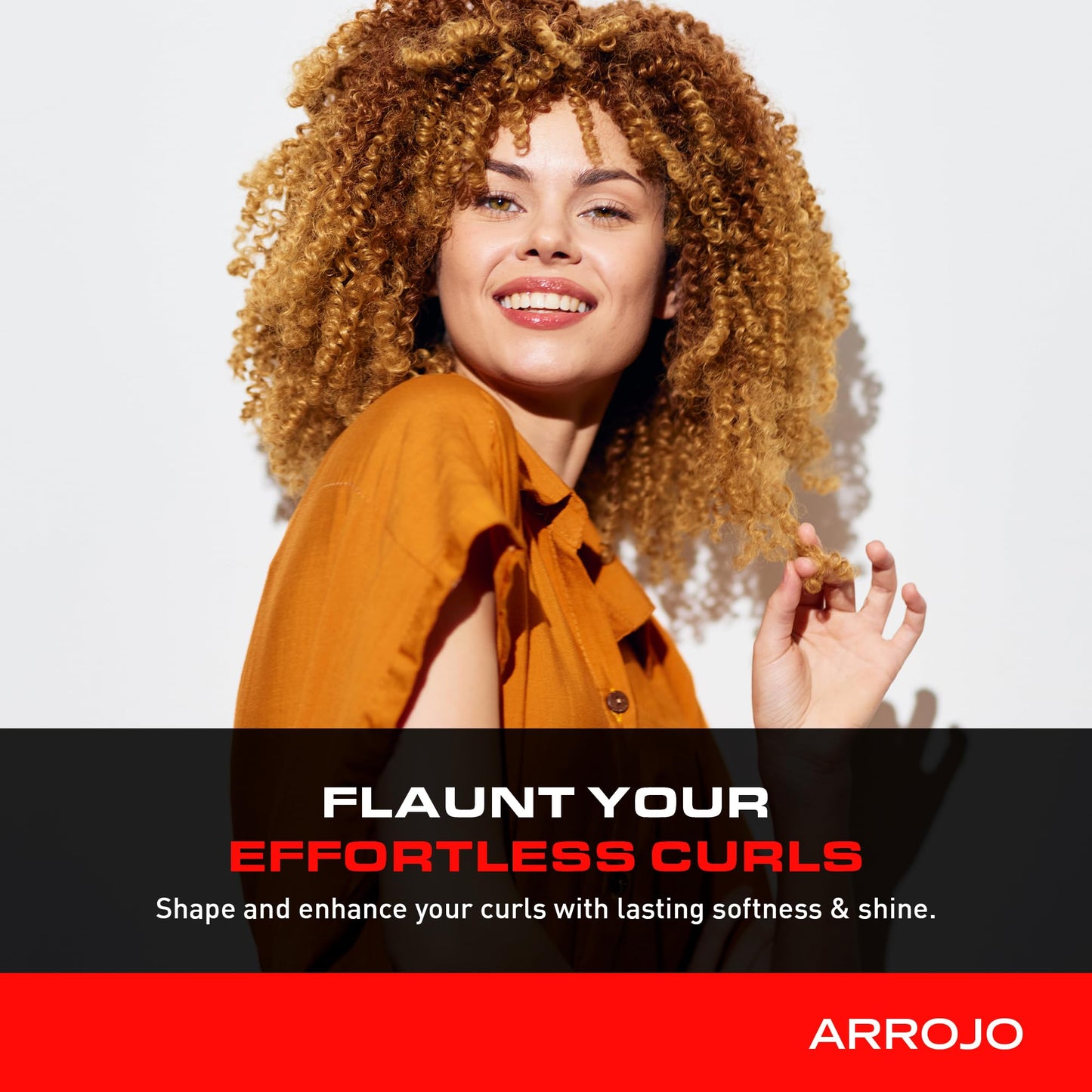 ARROJO Curl Enhancer - Curly Hair Gel for Soft, Fine Curls - Curl Gel w/ Amino Acids, Oat Proteins - Curl Enhancing Hair Products to Add Shapely