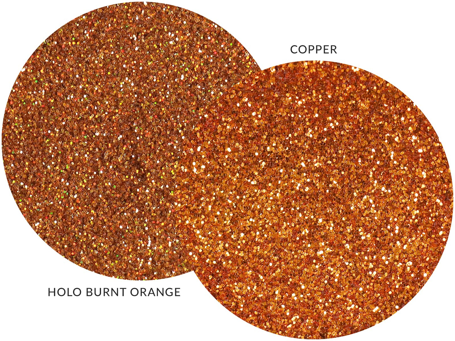 MARBLERS Twinkle Face & Body Glitter Duo [Copper & Holo Burnt Orange] 0.36oz (10g) | Non-Toxic | Cruelty-Free | Eyeshadow, Nail Polish, Nail Art |