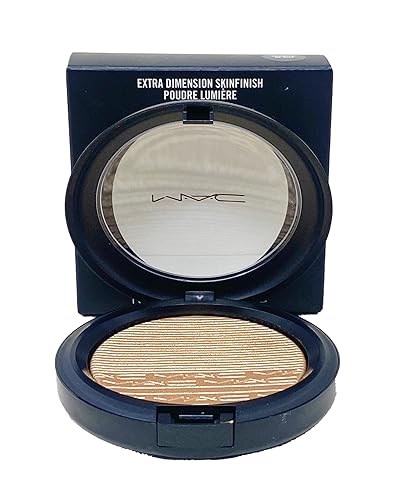 M.A.C Cosmetics Extra Dimension Skinfinish - Whisper Of Gilt (Light soft white with shimmery sheen) .31 Oz / 9g