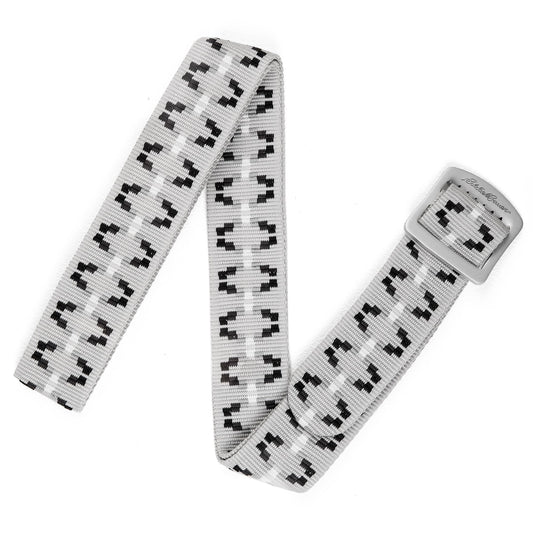 Eddie Bauer Cascade Webbing Belt with Engraved Metal Buckle - Silver - XL/2XL