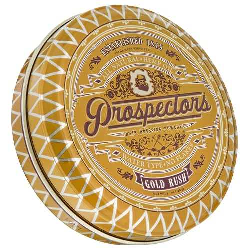 Prospectors Gold Rush Hair Pomade 4 oz. Tin Can