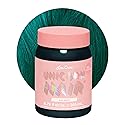 Lime Crime Unicorn Hair Dye Full Coverage, Sea Witch (Rich Teal) - Vegan and Cruelty Free Semi-Permanent Hair Color Conditions & Moisturizes
