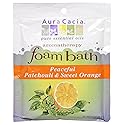 Aura Cacia Aromatherapy Foam Bath, Peaceful Patchouli and Sweet Orange, 2.5 ounce packet (Pack of 3)
