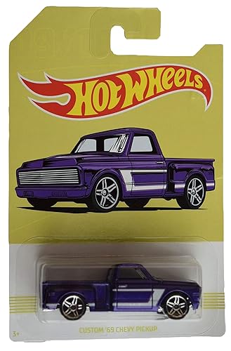 Hot Wheels purple Custom '69 Chevy Pickup 9/10