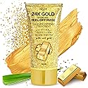 AZURE 24K Gold Firming Peel Off Face Mask- Anti Aging, Lifting, Illuminating & Revitalizing - Removes Blackheads, Dirt & Oils - With Hyaluronic Acid