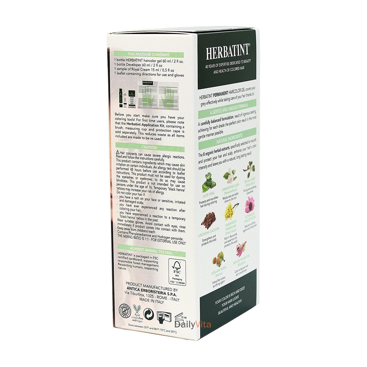 Permanent Herbal Haircolor Gel; Honey Blonde