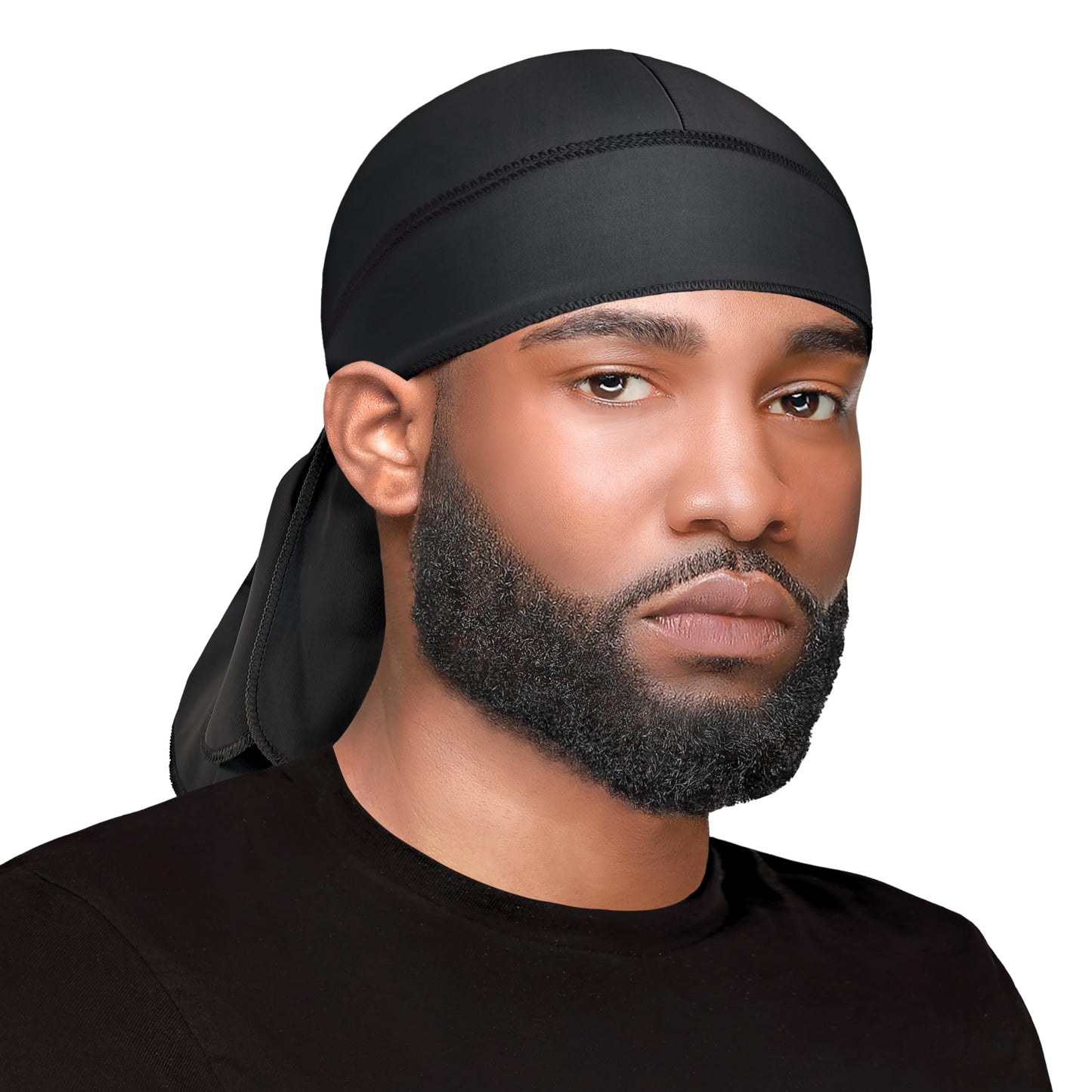 WavEnforcer 106 Snug Fit Do-Rag, Black