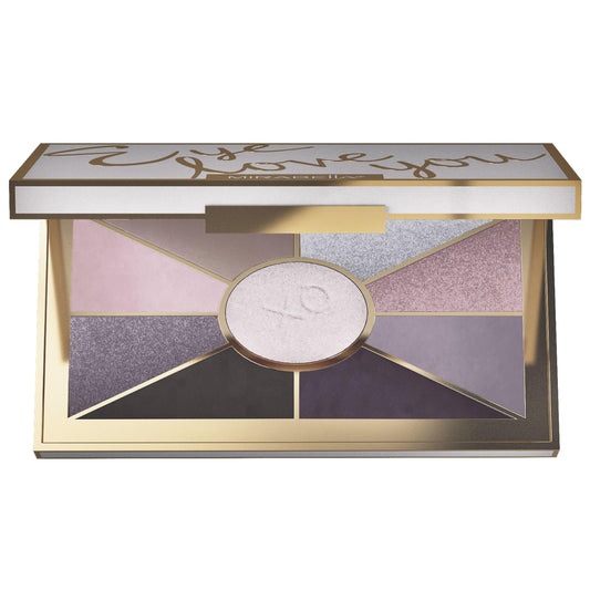 Mirabella Eye Love You Neutral Shimmer Eyeshadow Palette - Makeup Palette w/Ultra Pigmented Pressed Powders, Creamy Matte & Shimmer Cool Toned