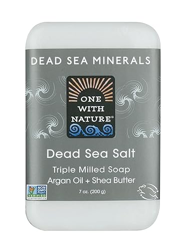 One With Nature Dead Sea Mineral Salt Soap, 7 Oz
