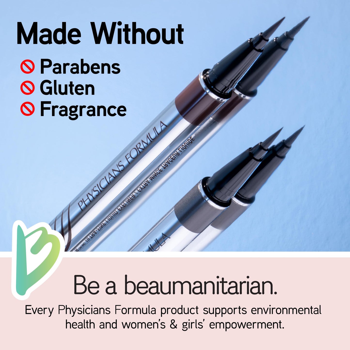 Physicians Formula Eye Booster, Lash-Enhancing 2-in-1 Eyeliner Serum, Dermatologist Approved, Hypoallergenic, Cruelty-Free & Vegan - Ultra Black