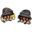 Camila Paris NV36 French Hair Clip for Women, Set of 2 Small Tortoise Girls Hair Claw Clips Fashion Durable Hair Accessories for Women, Luxury Ladies