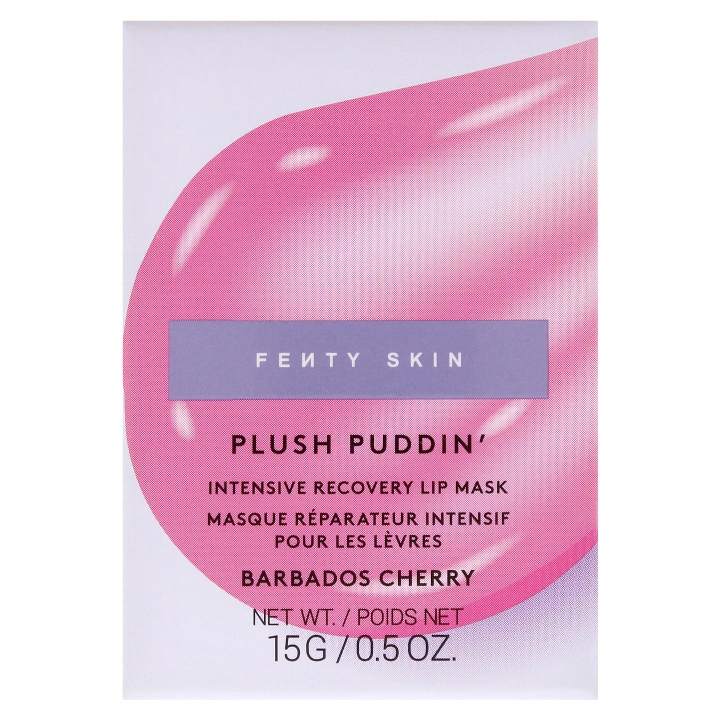 Plush Puddin Intensive Recovery Lip Mask - Barbados Cherry by Fenty Beauty for Women - 0.5 oz Lip Mask