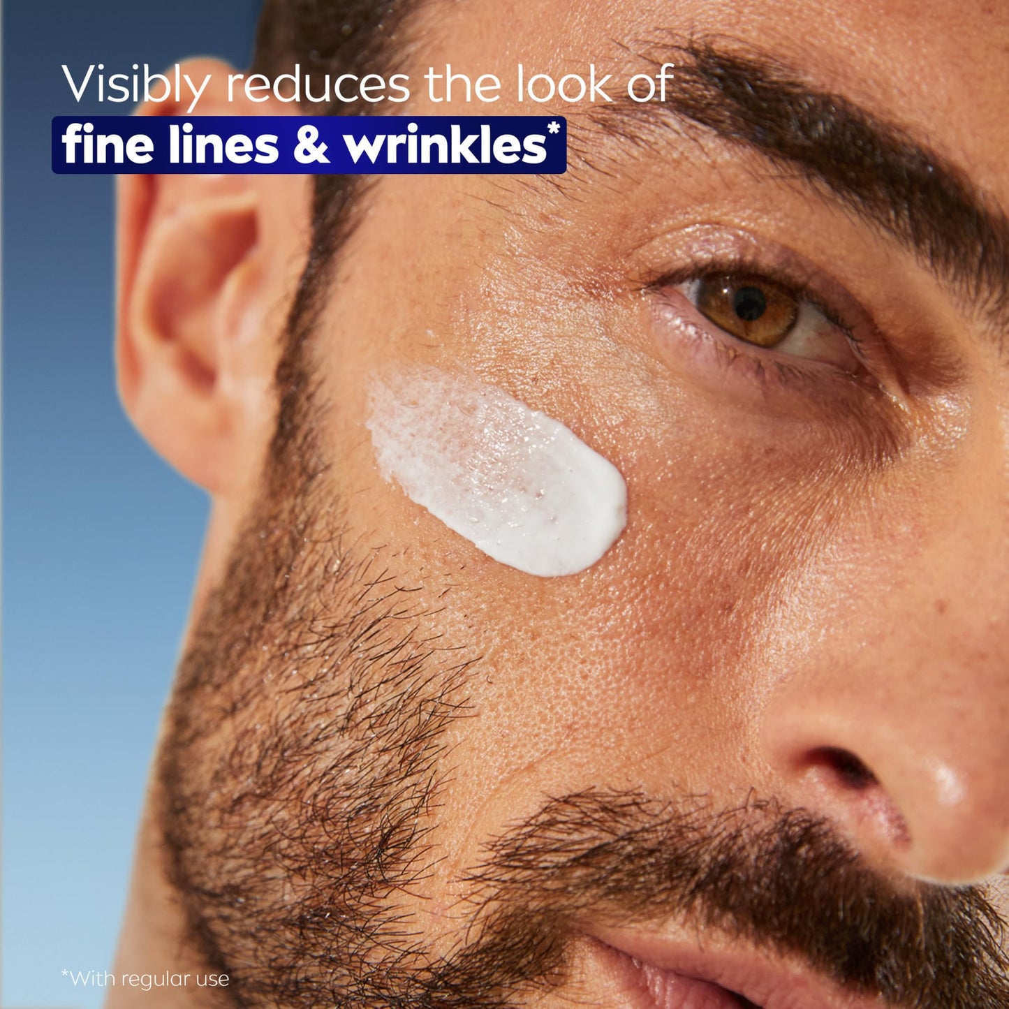 NIVEA MEN Age Defense Daily Face Moisturizer with Broad Spectrum SPF 30 Sunscreen, Pro-Retinol and Hyaluronic Acid, Beard-Friendly Face Lotion Helps