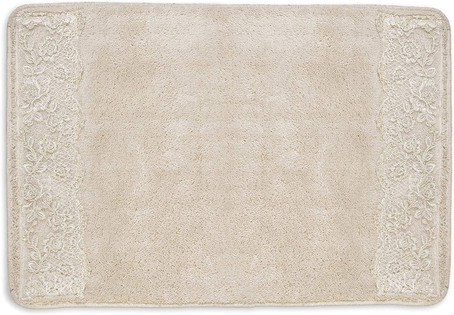 Popular Bath 958560 Rose Vine, Rug, Beige-Taupe