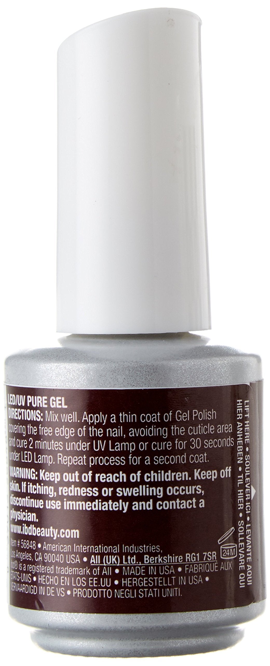 IBD Just Gel Soak Off Brown Nail Polish, Petal Imprint Beauty & Personal Care IBD