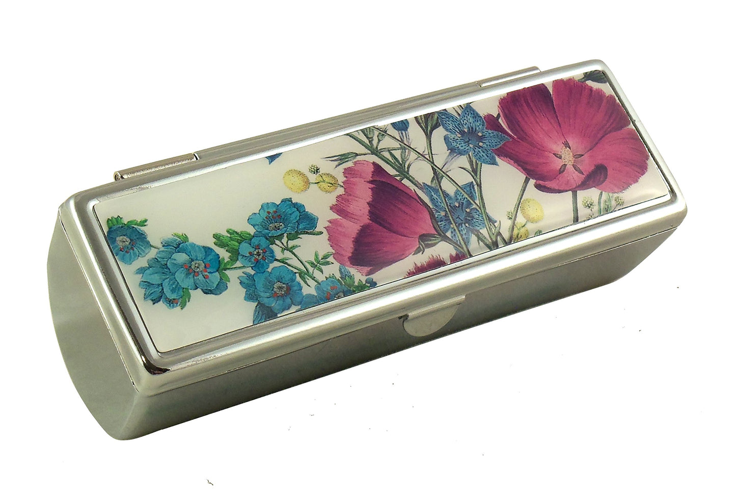 Houder Designer Lipstick Case with Mirror for Purse - Decorative Lipstick Holder with Gift Box - Velvet Lined - Protect Your Lipsticks in Style
