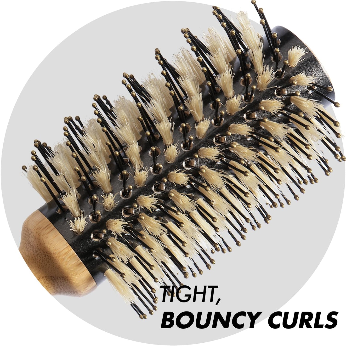 Sam Villa Artist Series Nylon & Boar Bristle Hair Brush Spiral Thermal Styling Brush