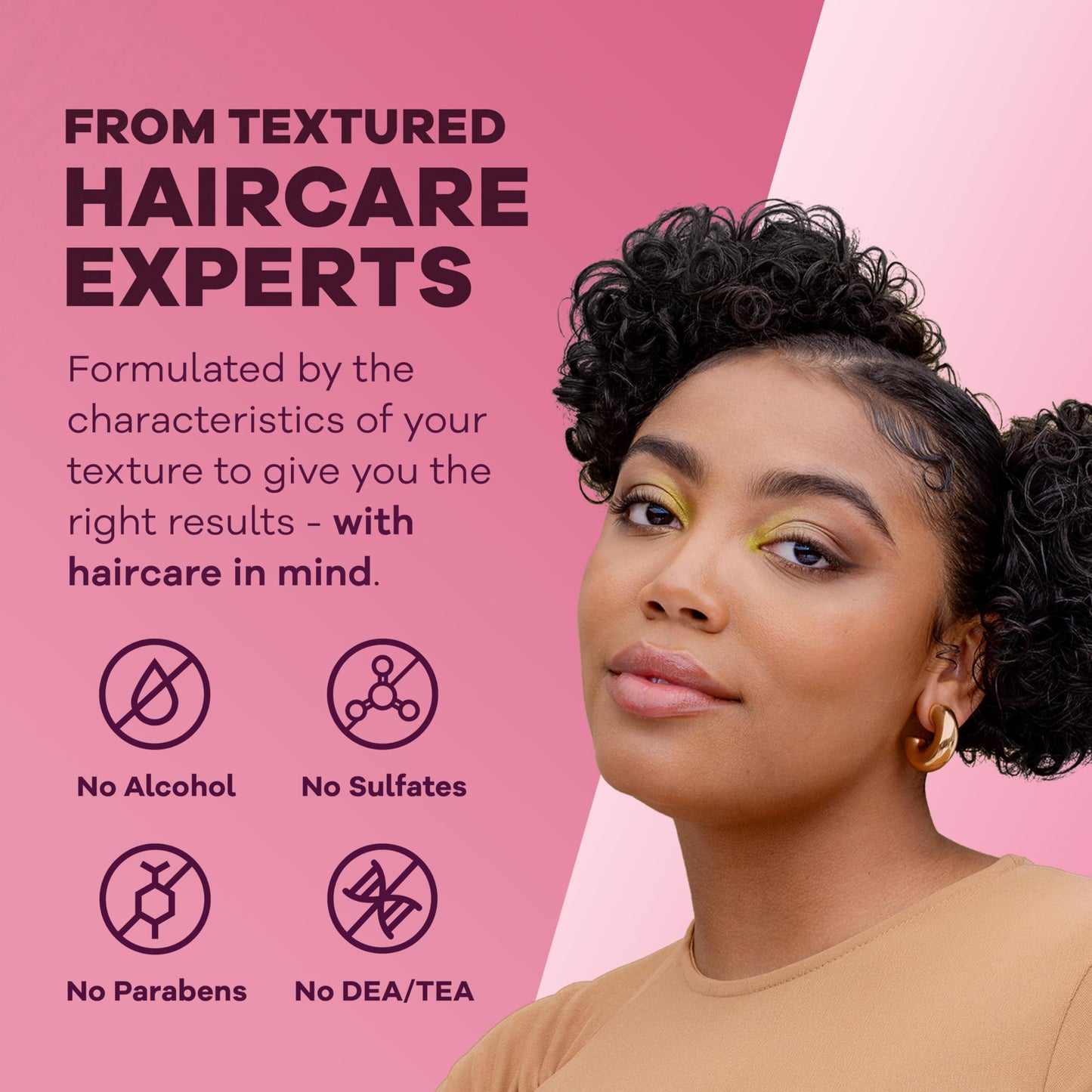 ECO STYLE, Texture Edit, Kurly Moisturize Smoothing Cream for Type 3 curly hair - A sulfate-free, curl cream that smooths, combats frizz and nourishes Beauty & Personal Care Eco Style