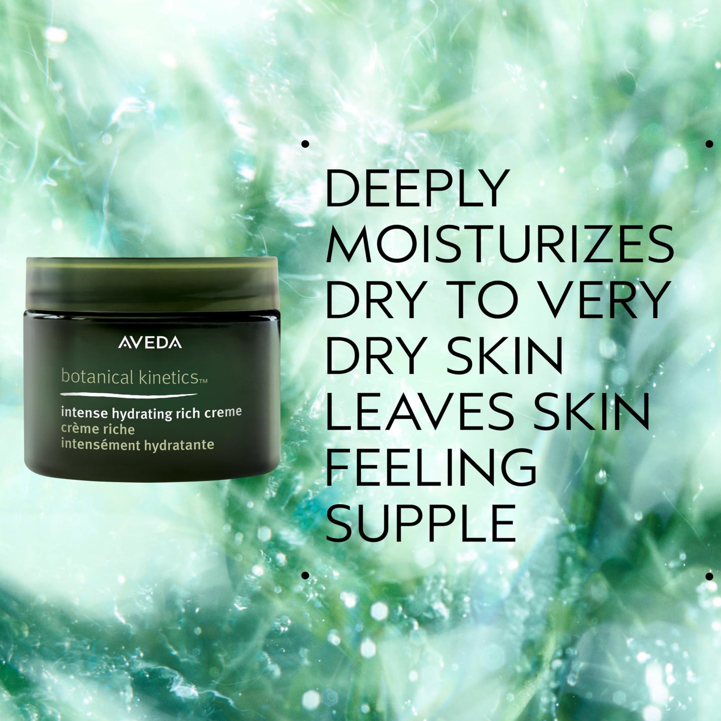 Aveda Botanical Kinetics Intense Hydrating Rich Creme | Face Cream for Dry to Very Dry Skin | with Cupuaçu Butter, 1.7 Fl Oz