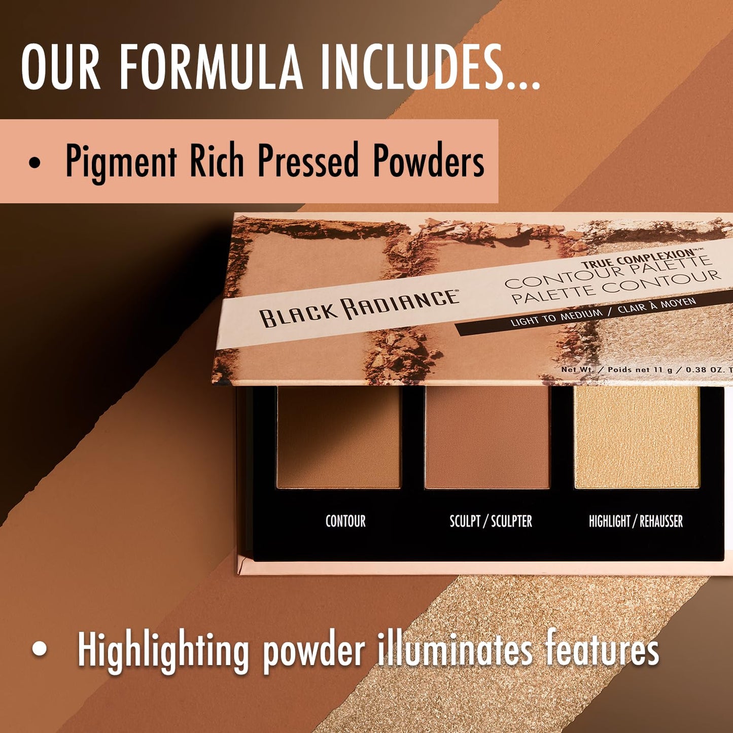 Black Radiance True Complexion Contour Palette, Medium to Dark, 0.38 Ounce Beauty and Personal Care Black Radiance