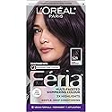 L’Oreal Paris Feria Multi-Faceted Shimmering Permanent Hair Color, 521 Cool Amethyst, Pack of 1 Hair Dye Kit