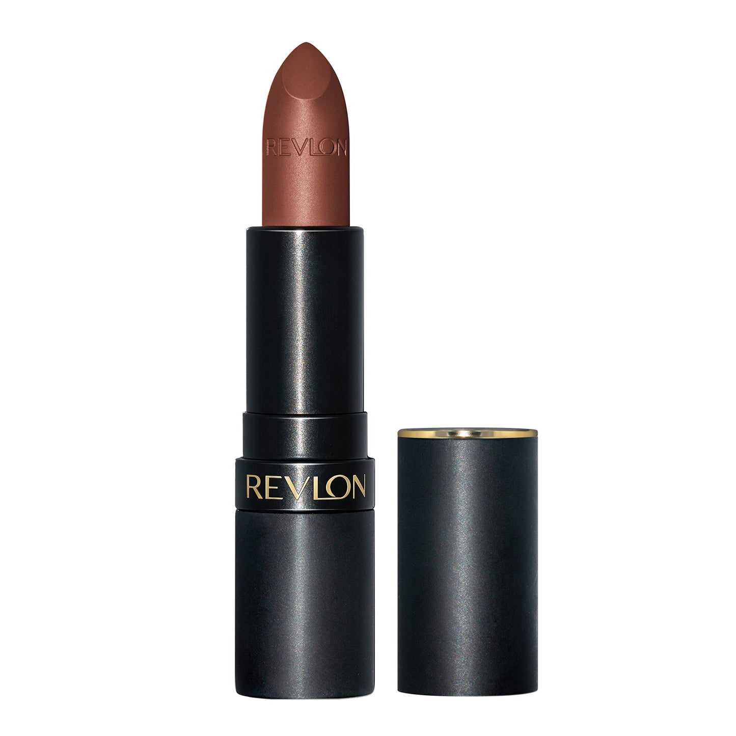 Revlon Super Lustrous The Luscious Mattes Lipstick, High Impact with Moisturizing Velvety Formula, Hot Chocolate, 0.74 oz