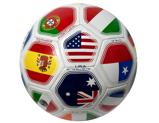 Icon Sports Country Flags Soccer Ball Size 5, World Club National Teams, Flag Soccer Ball #5